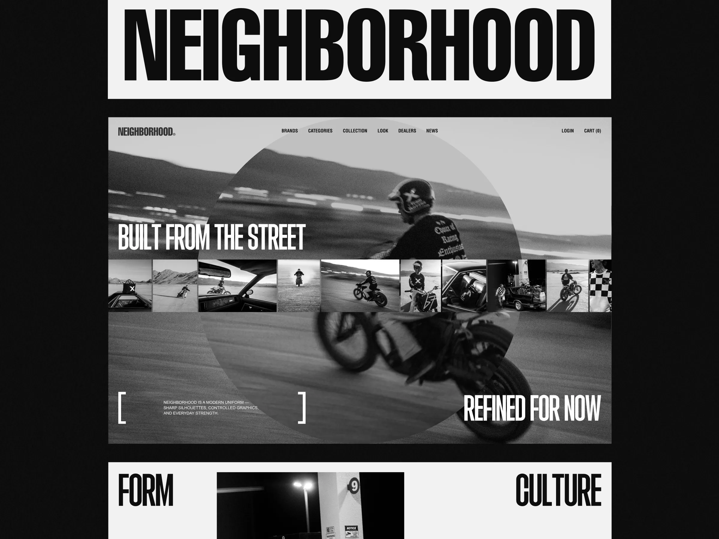 NH brand identity design