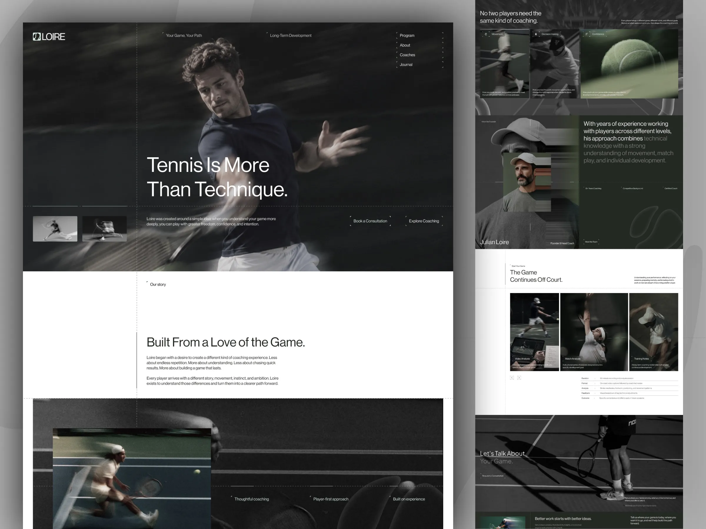 Loire brand and website design