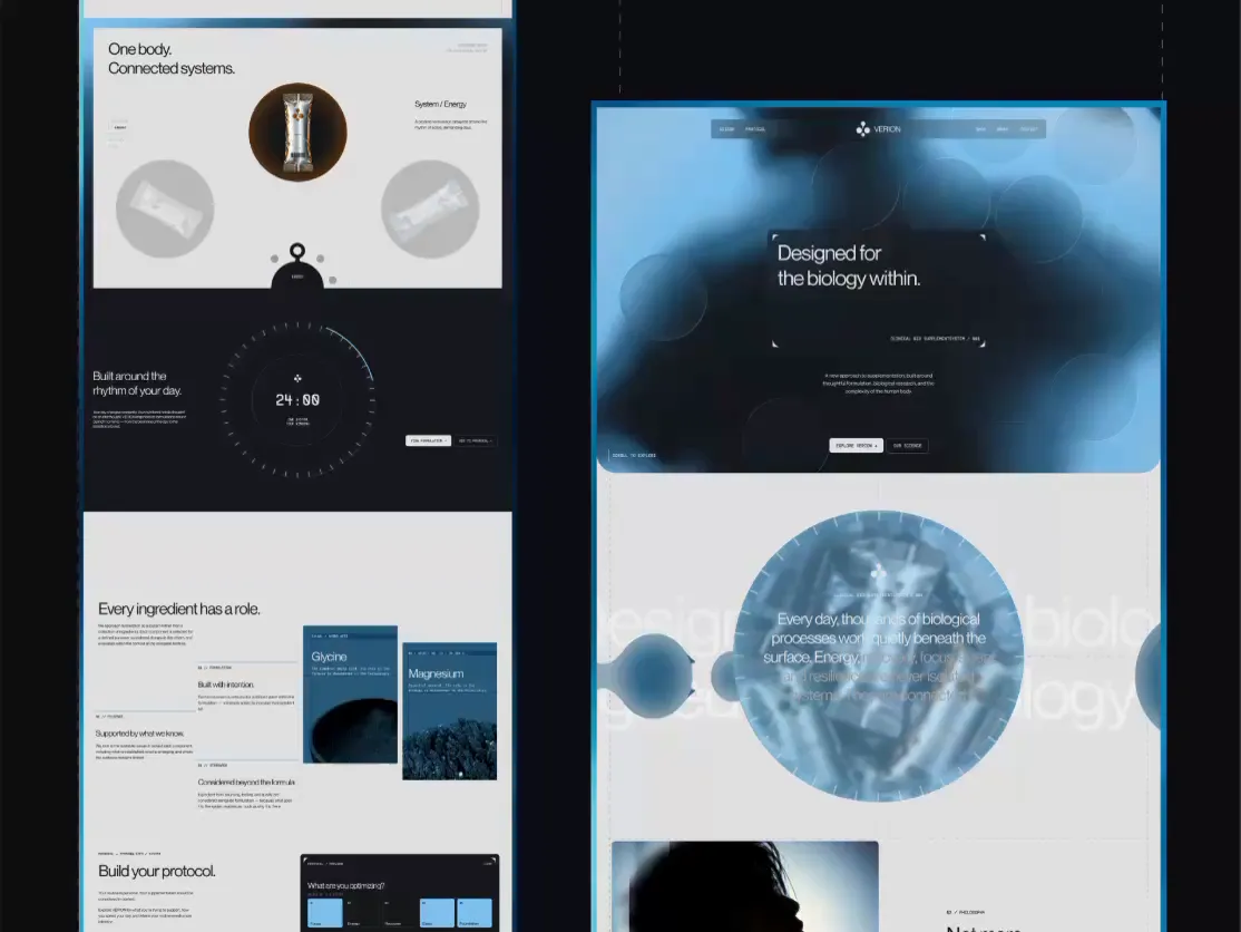 Verion website design